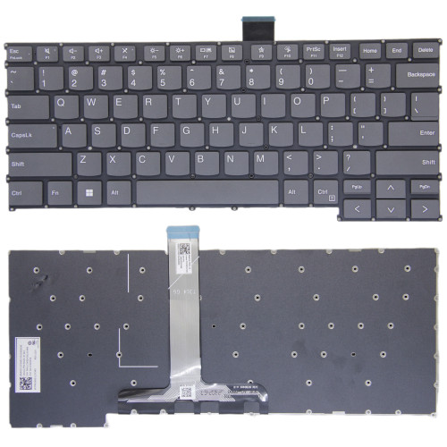 Lenovo ZHAOYANG X3-14, X5-14, X7-14-IAP, IRL IRH IRHA IMH IRP045 gray US keyboard - main product image