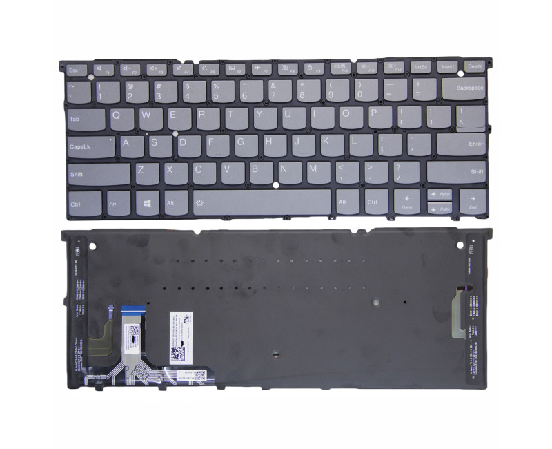 Lenovo yoga S940-14 S940-14IIL S940-14IWL LS40 gray backlit US keyboard - additional view 