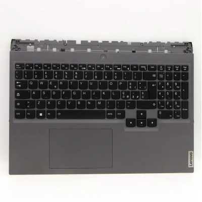 Lenovo Legion 5 Pro 16ACH6H 5CB1C93175 gray backlit Italian IT keyboard palmrest