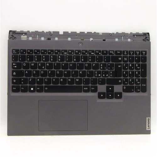 Lenovo Legion 5 Pro 16ACH6H 5CB1C93175 gray backlit Italian IT keyboard palmrest - main product image