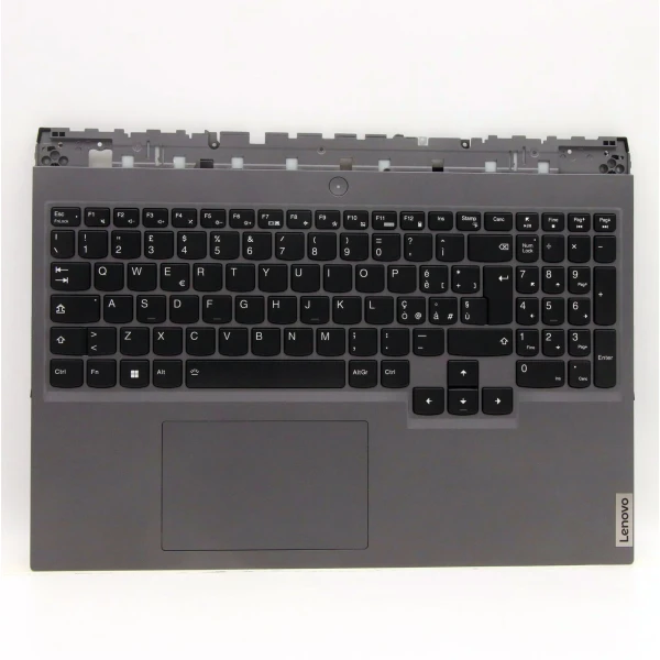 Lenovo Legion 5 Pro 16ACH6H 5CB1C93175 gray backlit Italian IT keyboard palmrest - main product image