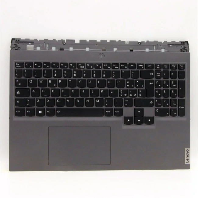 Lenovo Legion 5 Pro 16ACH6H 5CB1C93175 gray backlit Italian IT keyboard palmrest - main product image