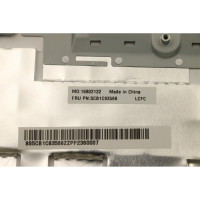 Lenovo Legion 5 Pro 16ACH6H 5CB1C93569 white backlit French FR keyboard palmrest - additional view 2