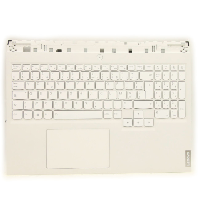 Lenovo Legion 5 Pro 16ACH6H 5CB1C93569 white backlit French FR keyboard palmrest - main product image