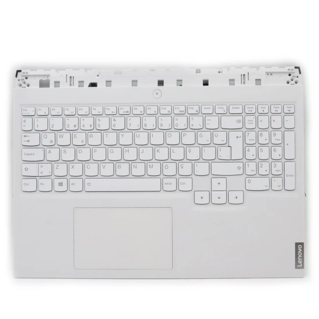 Lenovo Legion 5 Pro 16ACH6H 5CB1C14941 white backlit Turkish TR keyboard palmrest - main product image