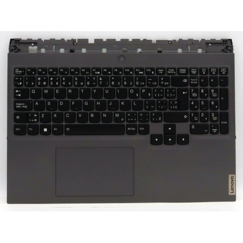 Lenovo Legion 5Pro 16ACH6H 5CB1C93132 gray 7-color backlit Canadian French CF keyboard palmrest - main product image