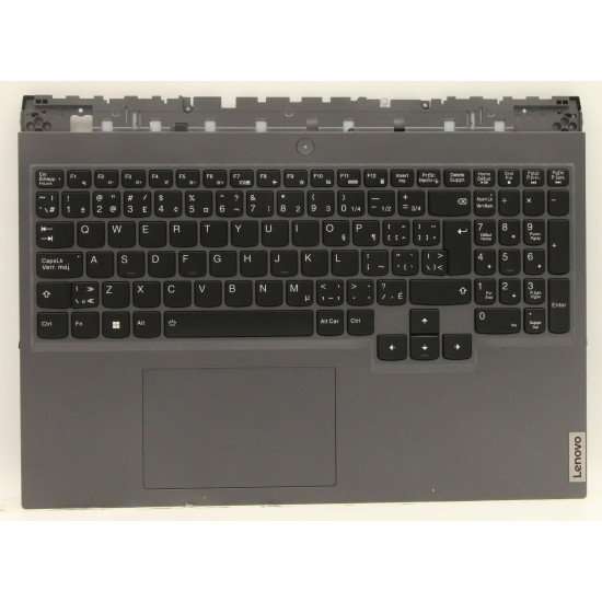 Lenovo Legion 5Pro 16ACH6H 5CB1C14886 gray backlit Canadian French CF keyboard palmrest - main product image