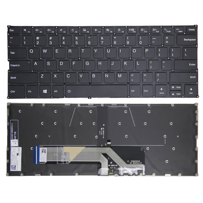 Lenovo FLEX 6-14ARR, FLEX 6-14IKB, yoga 530-14ARR, yoga 530-14IKB, black backlit call US keyboard - main product image