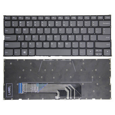 Lenovo FLEX 6-14ARR, FLEX 6-14IKB, yoga 530-14ARR, yoga 530-14IKB, gray US keyboard