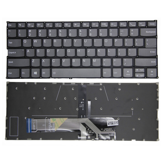Lenovo FLEX 6-14ARR, FLEX 6-14IKB, yoga 530-14ARR, yoga 530-14IKB, gray backlit call US keyboard - main product image