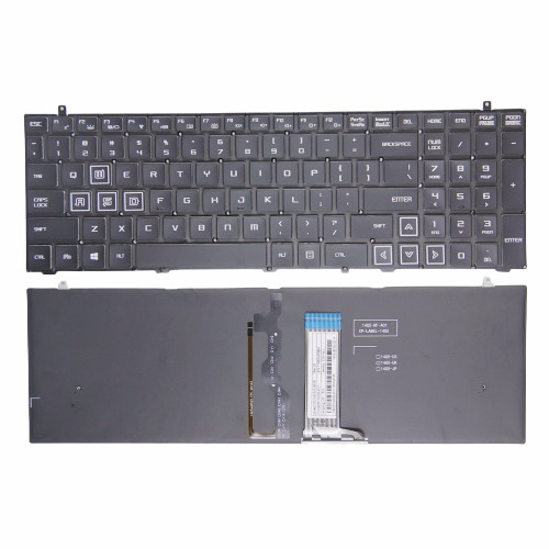 MACHENIKE F117-F1K F2A T57-D6 T90-T1C T6C T50 T1 T2 backlit US keyboard slim - main product image