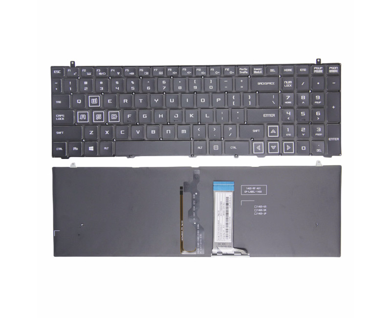 Mechanical Revolution X1 X2 X3 X3-S X6 X7 X6TI X6 X5 backlit US keyboard - additional view 