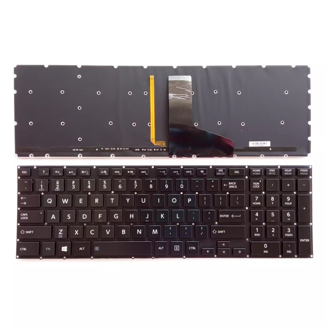 Toshiba P50-A P50T-A P55-A P55T-A P70-A P75-A backlit US keyboard - main product image