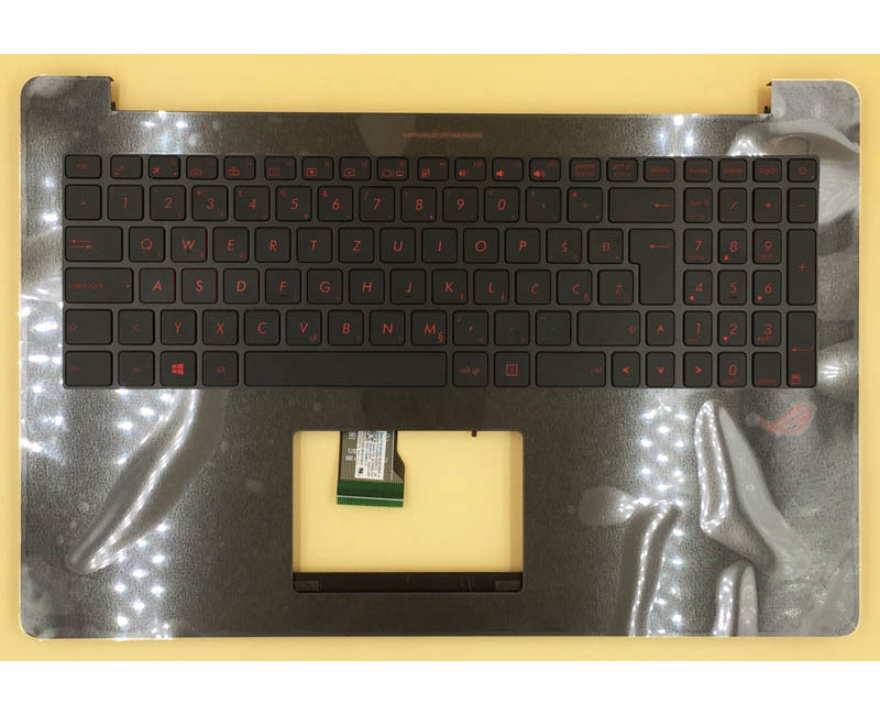 ASUS G501 N501 backlit Slovenian SA keyboard palmrest 90NB0873-R31WB0 - additional view 