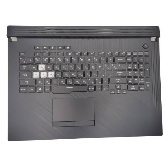 Asus ROG Strix G731 G712 G731GU GL731GU G712L backlit Russian RU keyboard palmrest 8pin touchpad - main product image