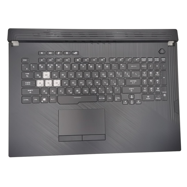 Asus ROG Strix G731 G712 G731GU GL731GU G712L backlit Russian RU keyboard palmrest 8pin touchpad - main product image