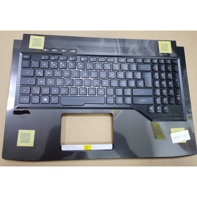 Asus GL503GE RGB backlit German DE keyboard palmrest 90NR0084-R30GE0