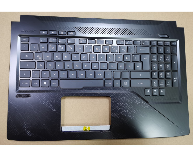 Asus GL503VD RGB backlit German DE keyboard palmrest 90NB0GQ2-R31GE0 - additional view 