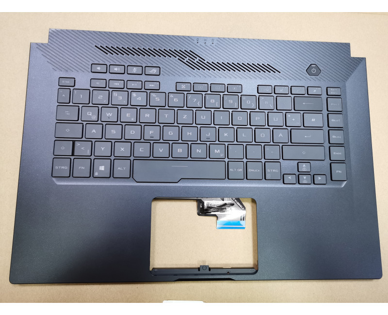 Asus GU502DU RGB backlit German DE keyboard palmrest 90NR0213-R31GE0 - additional view 