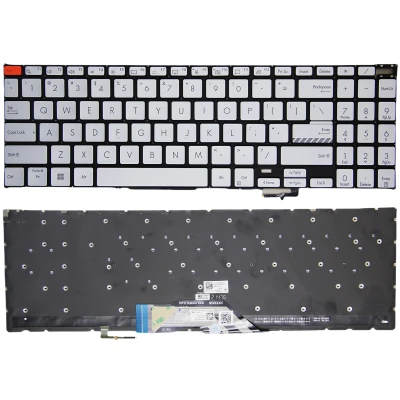 Asus K3502Z 16X S5602 M5602 X5602 M3502 M3502Q S3502 silver backlit US keyboard original