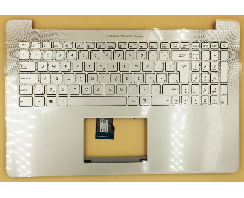 ASUS N501 silver backlit Slovak SK keyboard palmrest 90NB0871-R31SK0 - additional view 