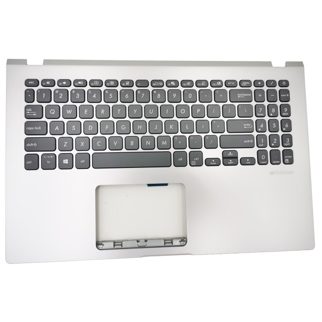 Asus X509 X509F X509D K509F K509U X509U silver gray US keyboard palmrest - main product image