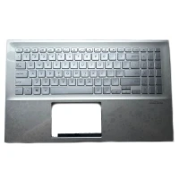 Asus X531, X531F, X531FA, S5500, S5500F, S532F, silver backlit US keyboard palmrest