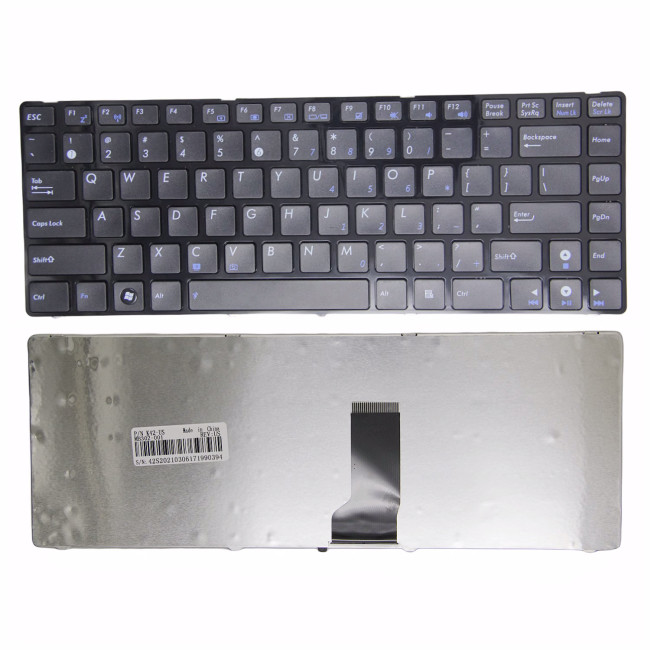 Asus X42J X43S X44H X45V A83S X84H K84h A84S K42j K43 A43 black US keyboard OEM - main product image