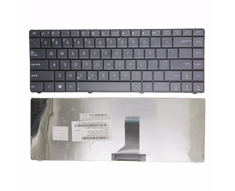 Asus X42J X43S X44H X45V A83S X84H K84h A84S K42j K43 A43 black US keyboard normal original - additional view 