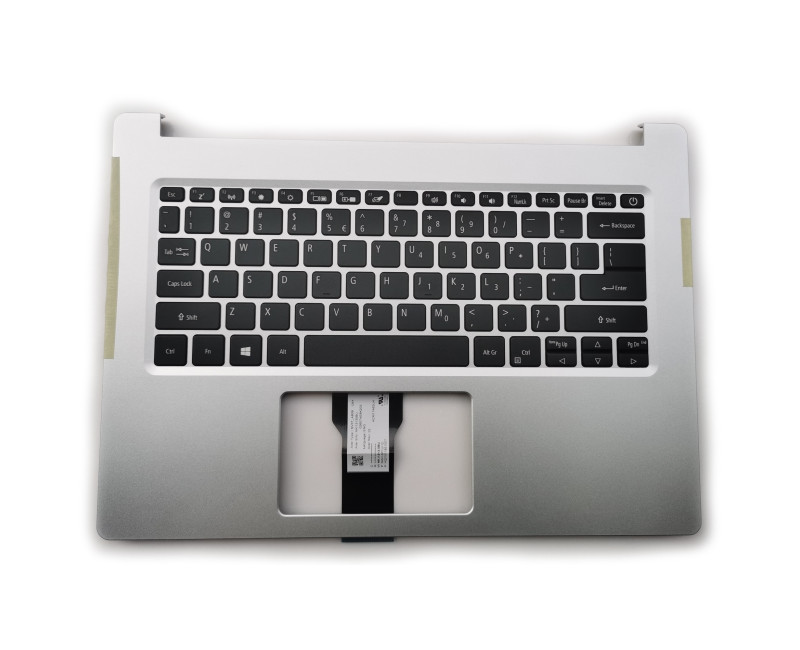 Acer A514-51 A514-52 A514-52G S40-51 N19H2 silver US keyboard palmrest - additional view 