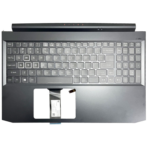 Acer AN515-55, AN515-56, AN515-57, AN515-44, N20C1, N18C3, backlit US keyboard palmrest black slim - main product image