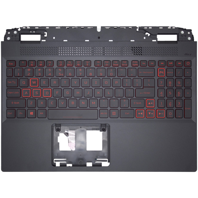 Acer AN515-58, AN515-46, N22C1, red backlit US keyboard palmrest - main product image