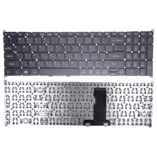 Acer SP515-51, SP515-51N, SP515-51GN, NP515-51, N17W1, N17C2, A715-54G, black US keyboard - main product image