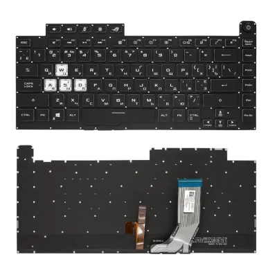 Asus ROG Strix GL531, G531, G531GW, G531GT, G531GU, G531GV, G531GD, 16pin backlit Russian RU keyboard
