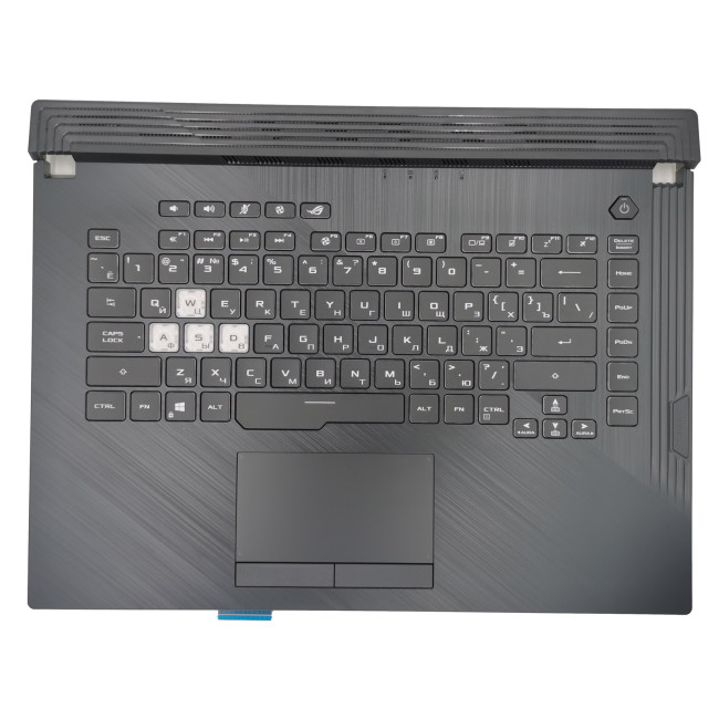 Asus ROG Strix GL531 G531 8pin backlit Russian RU keyboard palmrest 8pin-touchpad - main product image