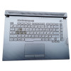 Asus ROG Strix GL531 G531 8pin backlit Russian RU keyboard palmrest  silver blue 8pin-touchpad
