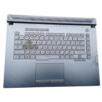Asus ROG Strix GL531 G531 8pin backlit Russian RU keyboard palmrest  silver blue 8pin-touchpad