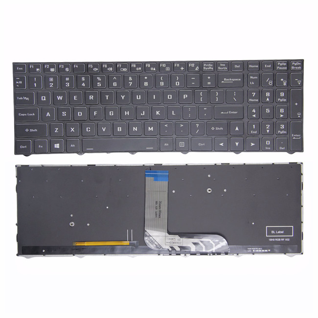 Thunderobot 911MT 911PLUS 10750HCPU CLEVO N970 CN95S01 machenike T90-VG65 backlit US keyboard - main product image