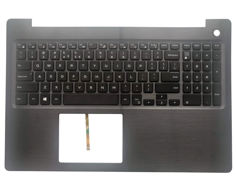 Dell Inspiron 15-5000, Inspiron 155575, Inspiron 155570, 0MR2KH, 08D7T9, backlit US keyboard palmrest black - additional view 