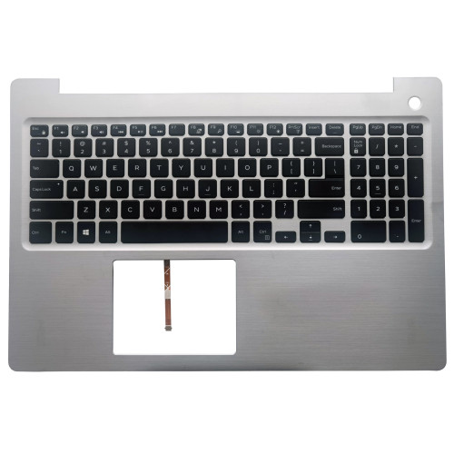 Dell Inspiron 15-5000, Inspiron 155575, Inspiron 155570, 0MR2KH, 08D7T9, backlit US keyboard palmrest silver - main product image