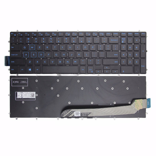 Dell Inspiron 7566 5567 7567 5570 5568 3579 3779 5587 7588 black blue US keyboard original LT-12260 - additional view 