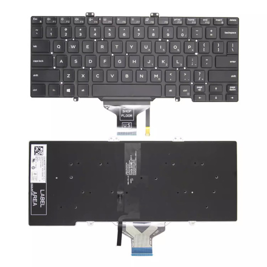 Dell Latitude 5400 5410 5401 5402 P98G 7400 7410 backlit US keyboard original - main product image