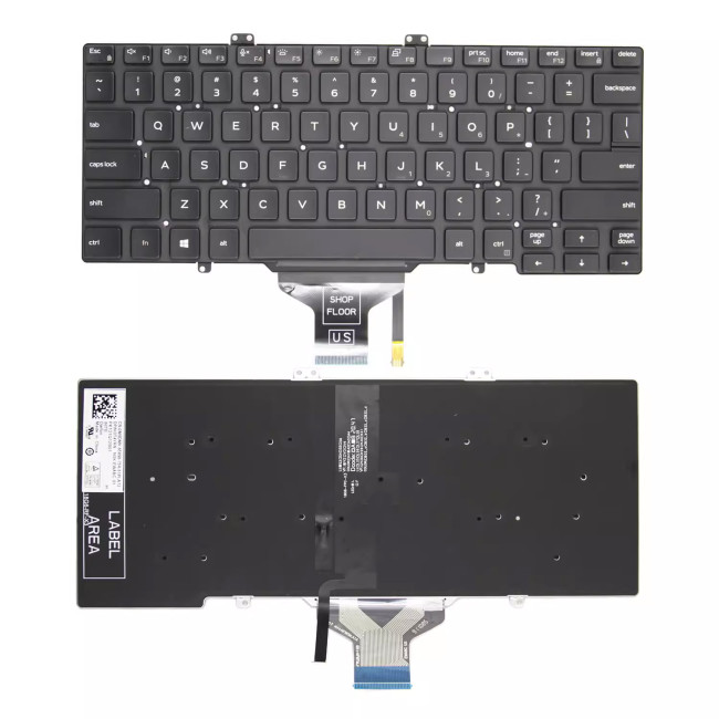 Dell Latitude 5400 5410 5401 5402 P98G 7400 7410 backlit US keyboard original - main product image