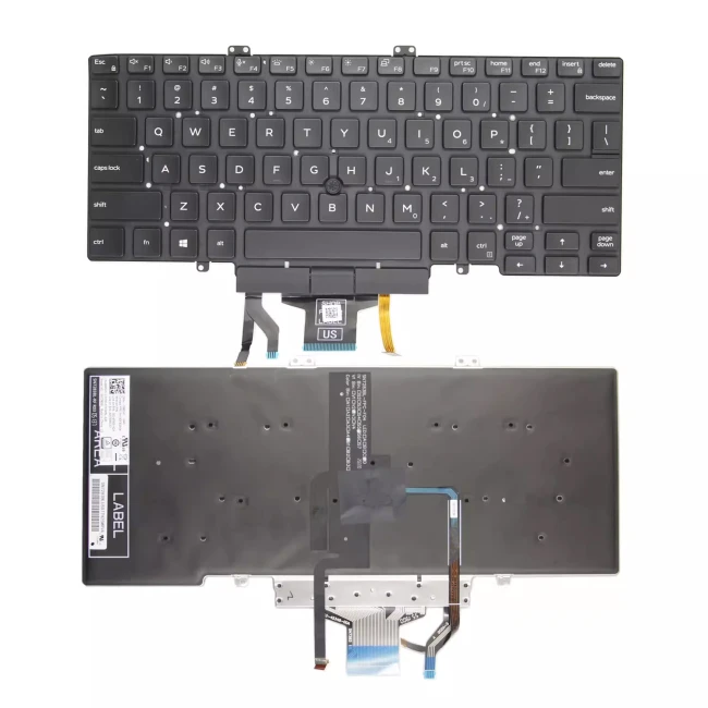 Dell Latitude 5400 5410 5401 5402 P98G 7400 7410 with trackpoint backlit US keyboard original - main product image