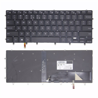 Dell XPS 15 9550 9560 9570 9580 7579 7590 backlit US keyboard