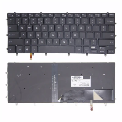 Dell XPS 15 9550 9560 9570 9580 7579 7590 backlit US keyboard