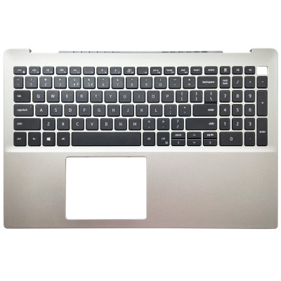 Dell inspiron 15-5000, inspiron 15 5590, inspiron 15 5598, 0DV7T7, silver black US keyboard palmrest