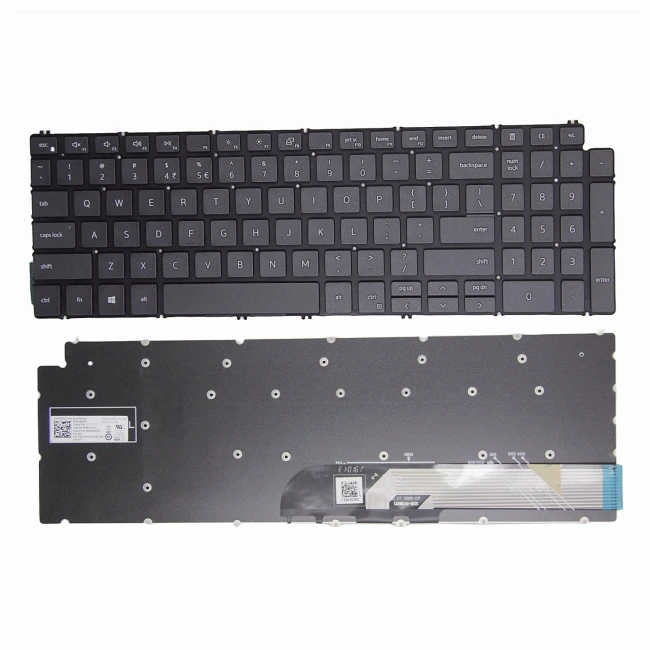 Dell Inspiron 15 7591 5590 5591 5598 7590 5593 5584 7790 P90F black US keyboard original - main product image