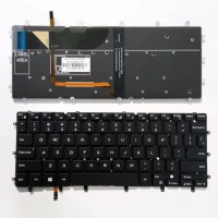 Dell Inspiron 13 7352, 7353, 7359, 7547, 7548, 7347, 7348, P57G, backlit US keyboard