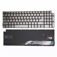 Dell G15 5510 5511 5505 5515 15Pro-5518 Inspiron 7500 7501 silver backlit US keyboard original